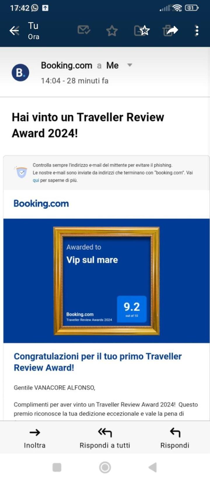 Bed and Breakfast Vip Sul Mare à Castellammare di Stabia Extérieur photo